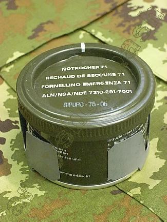 Gelový vařič.NOTKOCHER 71 © armyshop M*A*S*H